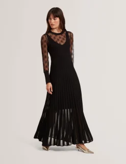 New Lobster Limited Kleider<Asymmetrisches Midikleid aus Pointelle-Strick