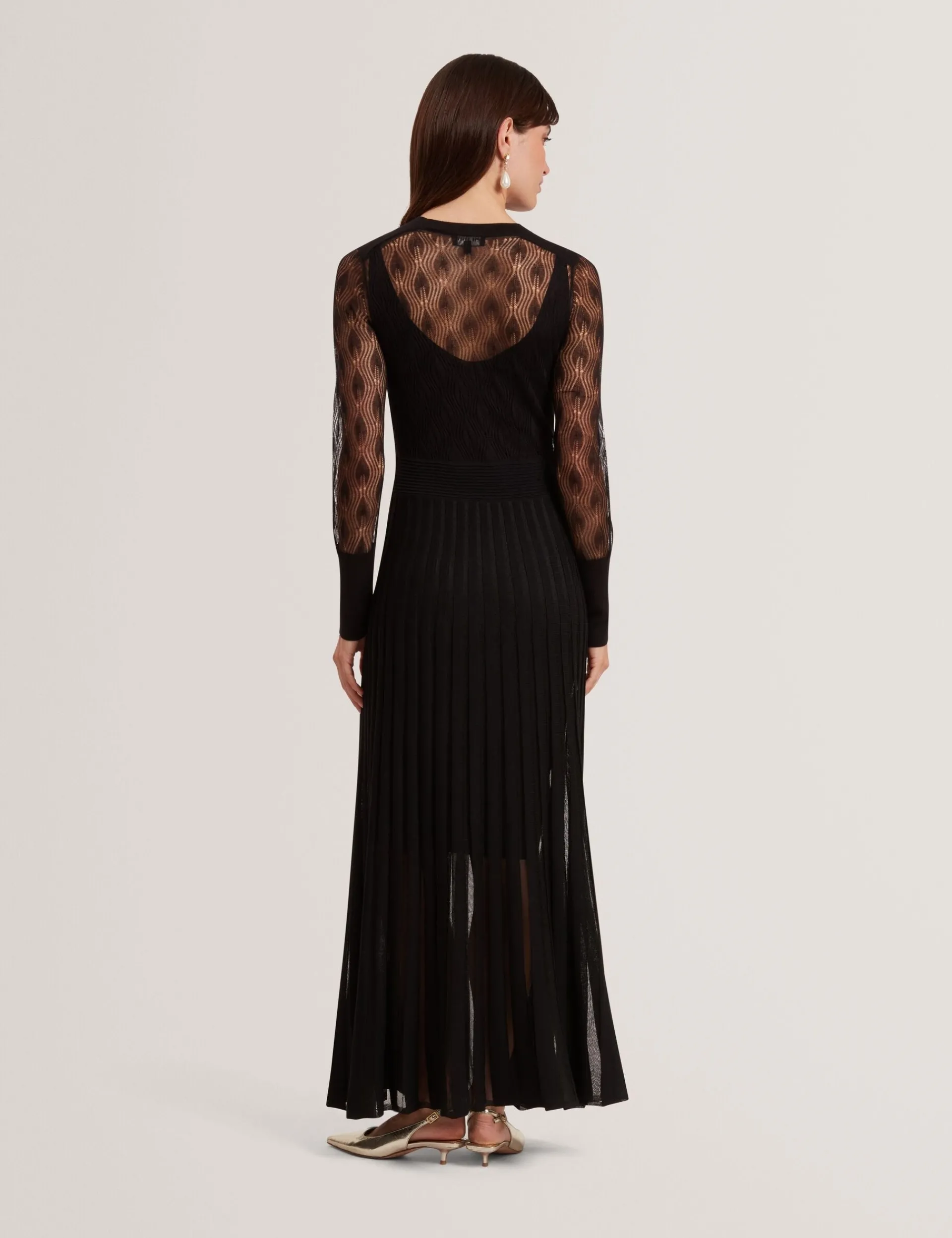 New Lobster Limited Kleider<Asymmetrisches Midikleid aus Pointelle-Strick