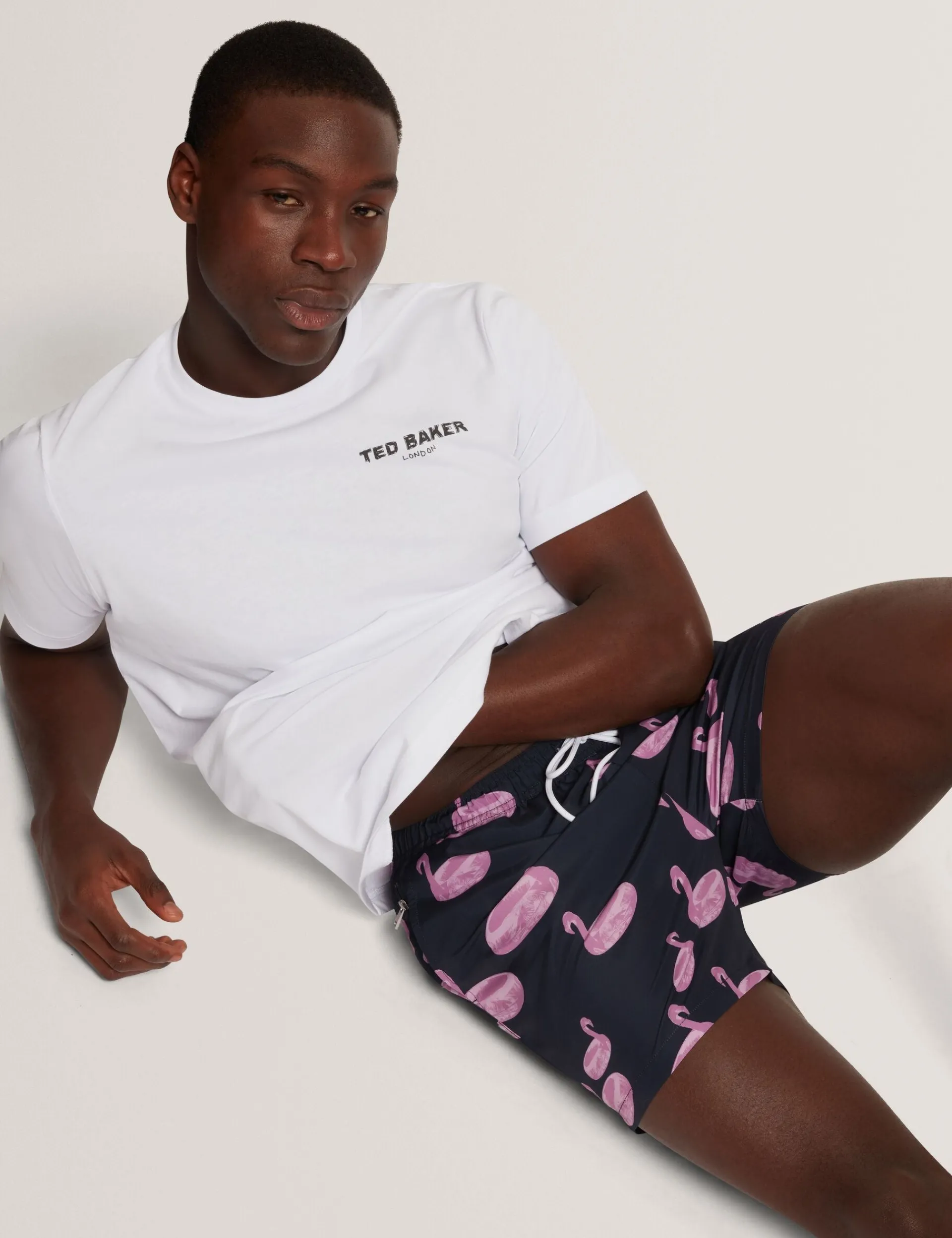 New Lobster Limited Bademode|Der Weihnachtsladen<Badehose mit Flamingo-Print und Kordelzug