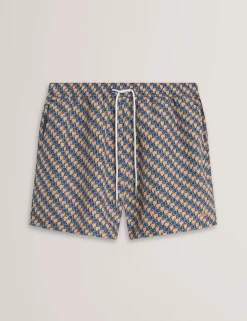 New Lobster Limited Bademode|Der Weihnachtsladen<Badehose mit geometrischem Goldfischmuster