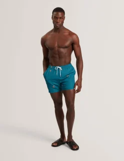 New Lobster Limited Bademode|Der Weihnachtsladen<Badehose mit Goldfischmuster und Kordelzug