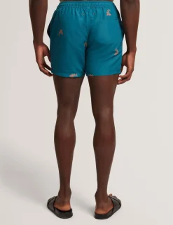 New Lobster Limited Bademode|Der Weihnachtsladen<Badehose mit Goldfischmuster und Kordelzug