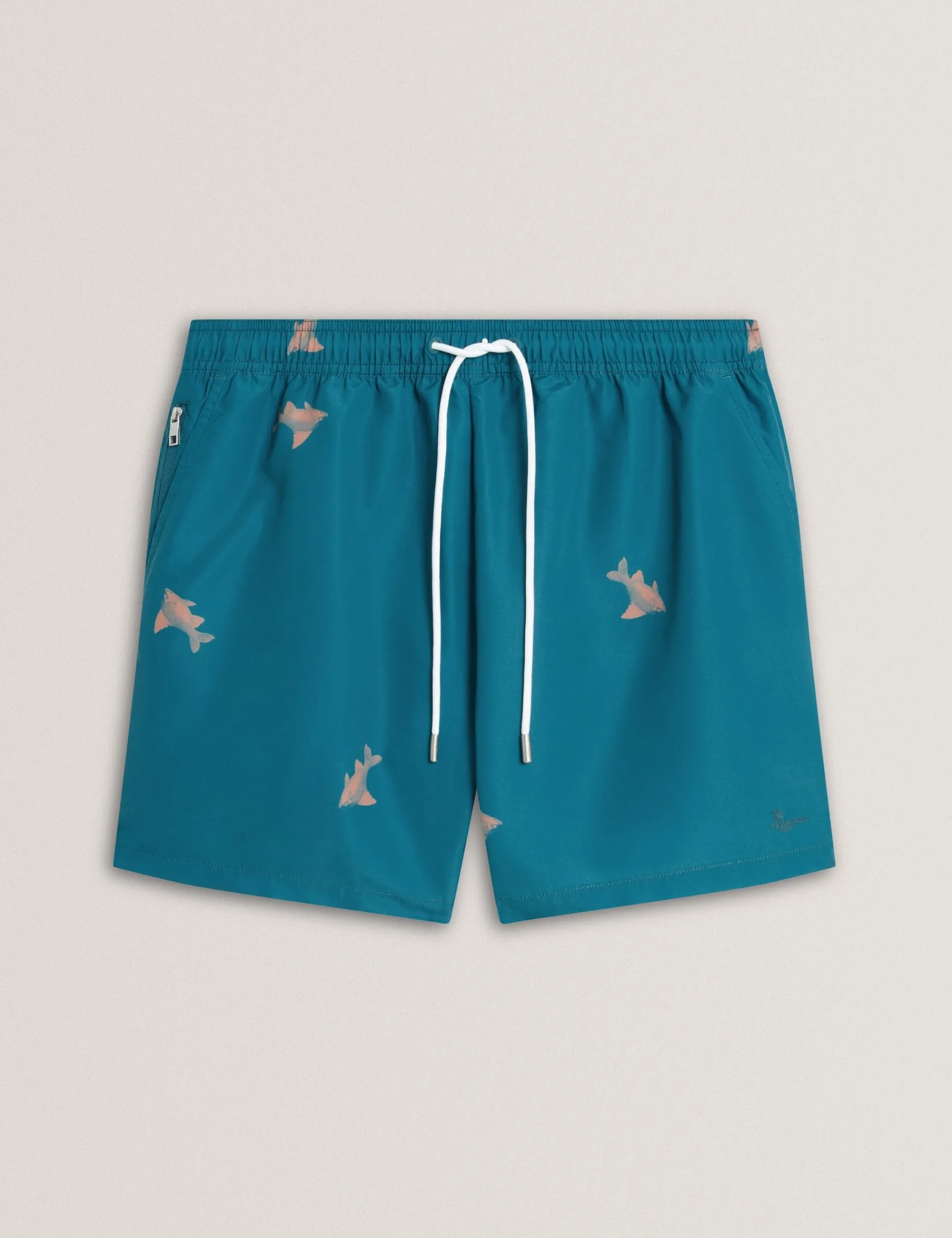 New Lobster Limited Bademode|Der Weihnachtsladen<Badehose mit Goldfischmuster und Kordelzug