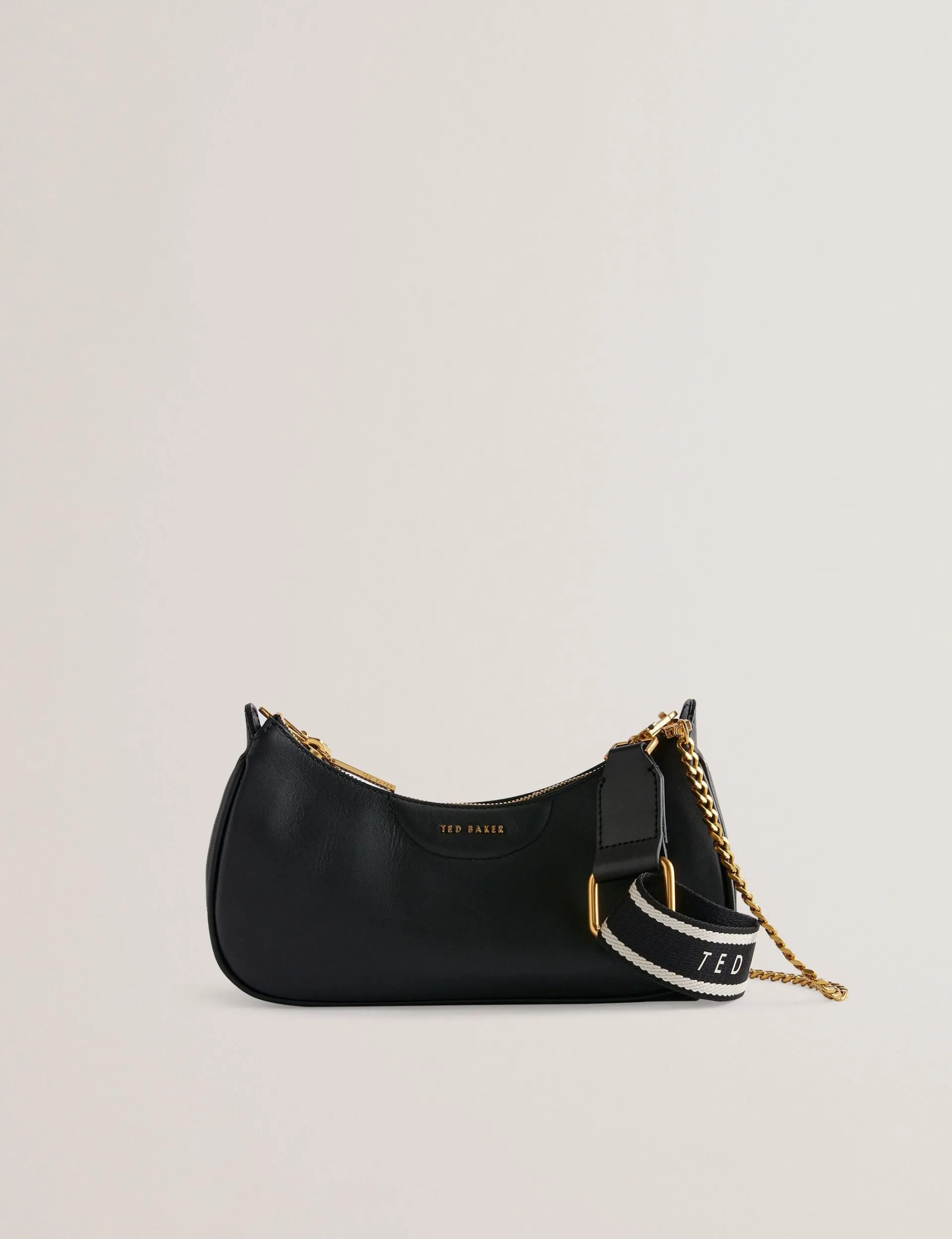 New Lobster Limited Umhängetaschen|Schultertaschen<Baguette-Tasche aus Leder mit Gurtband