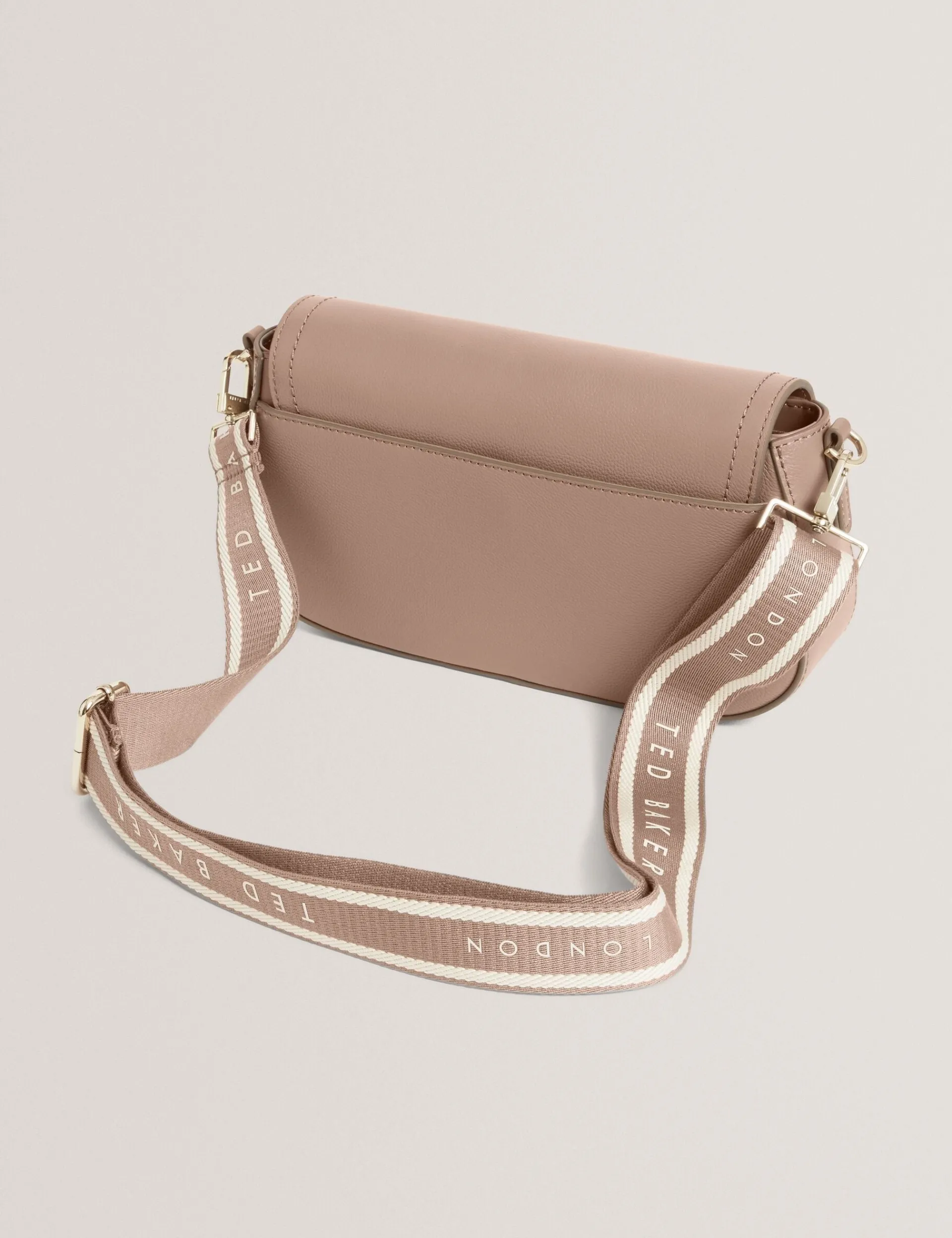 New Lobster Limited Umhängetaschen<Baguette-Umhängetasche aus Leder mit Gurtband