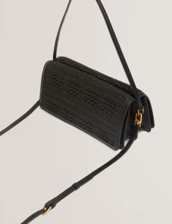 New Lobster Limited Schultertaschen|Der Weihnachtsladen<Bastpaneel-Umhängetasche im Baguette-Stil