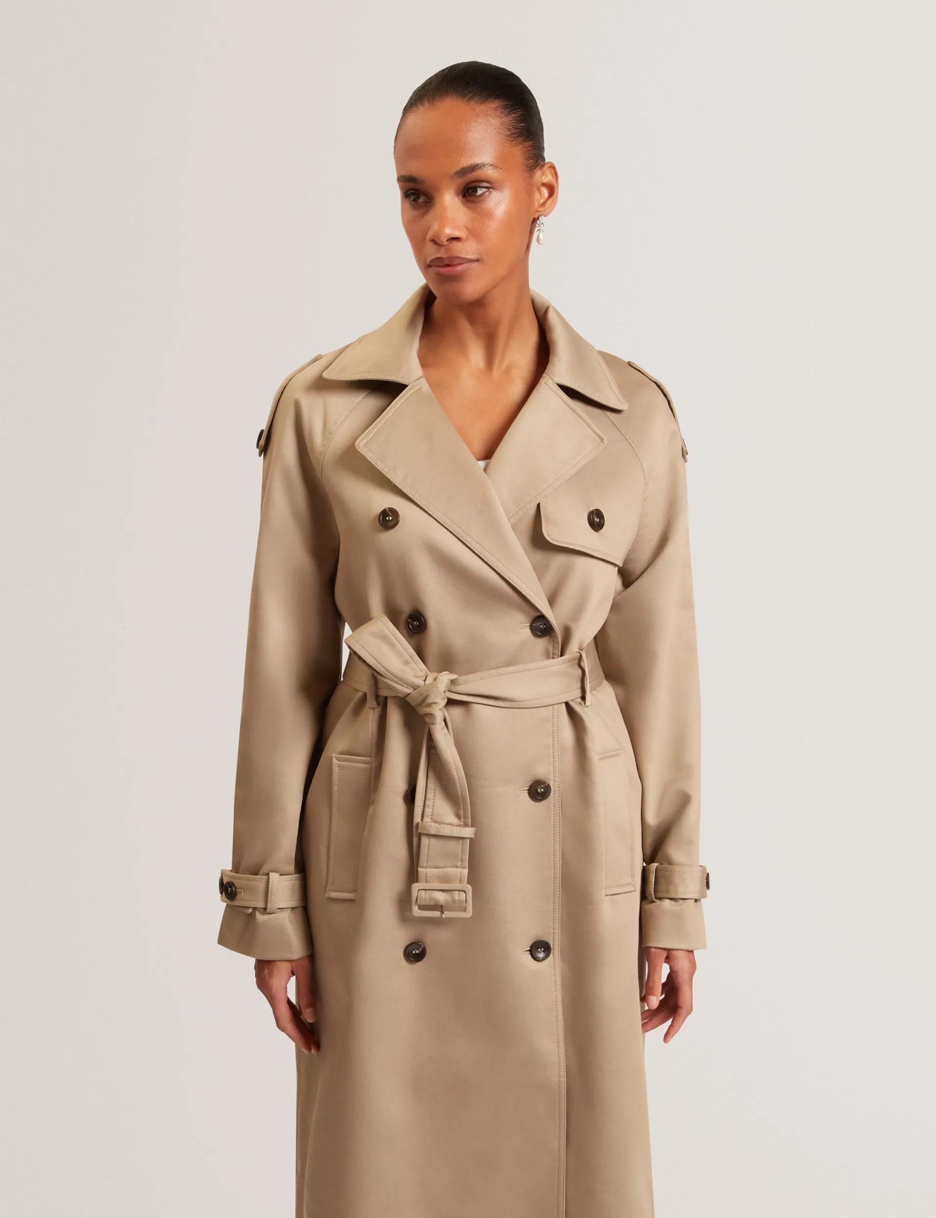 Damen New Lobster Limited Luxusgeschenke Für Damen|Mäntel Und Jacken<Baumwoll-Midi-Trenchcoat mit Gürtel