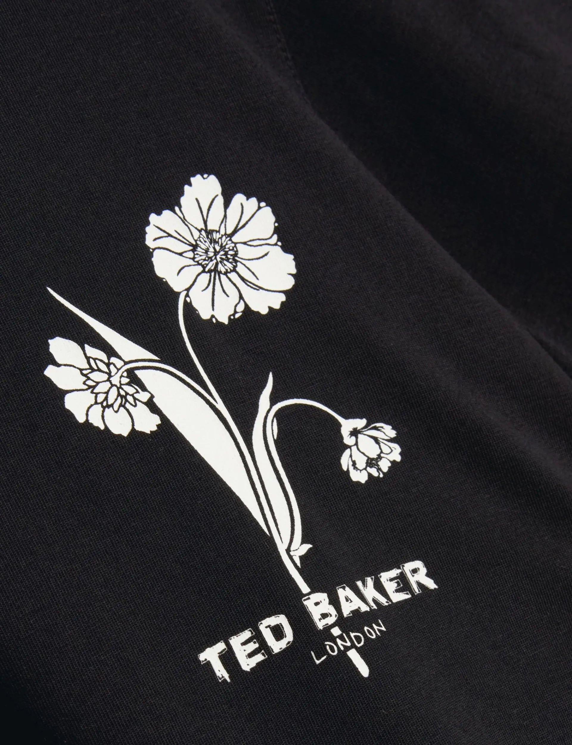 New Lobster Limited Der Weihnachtsladen|Breezy Blues Bearbeiten<Baumwoll-T-Shirt mit Blumenlogo