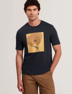 New Lobster Limited Der Weihnachtsladen|Breezy Blues Bearbeiten<Baumwoll-T-Shirt mit Blumenmuster
