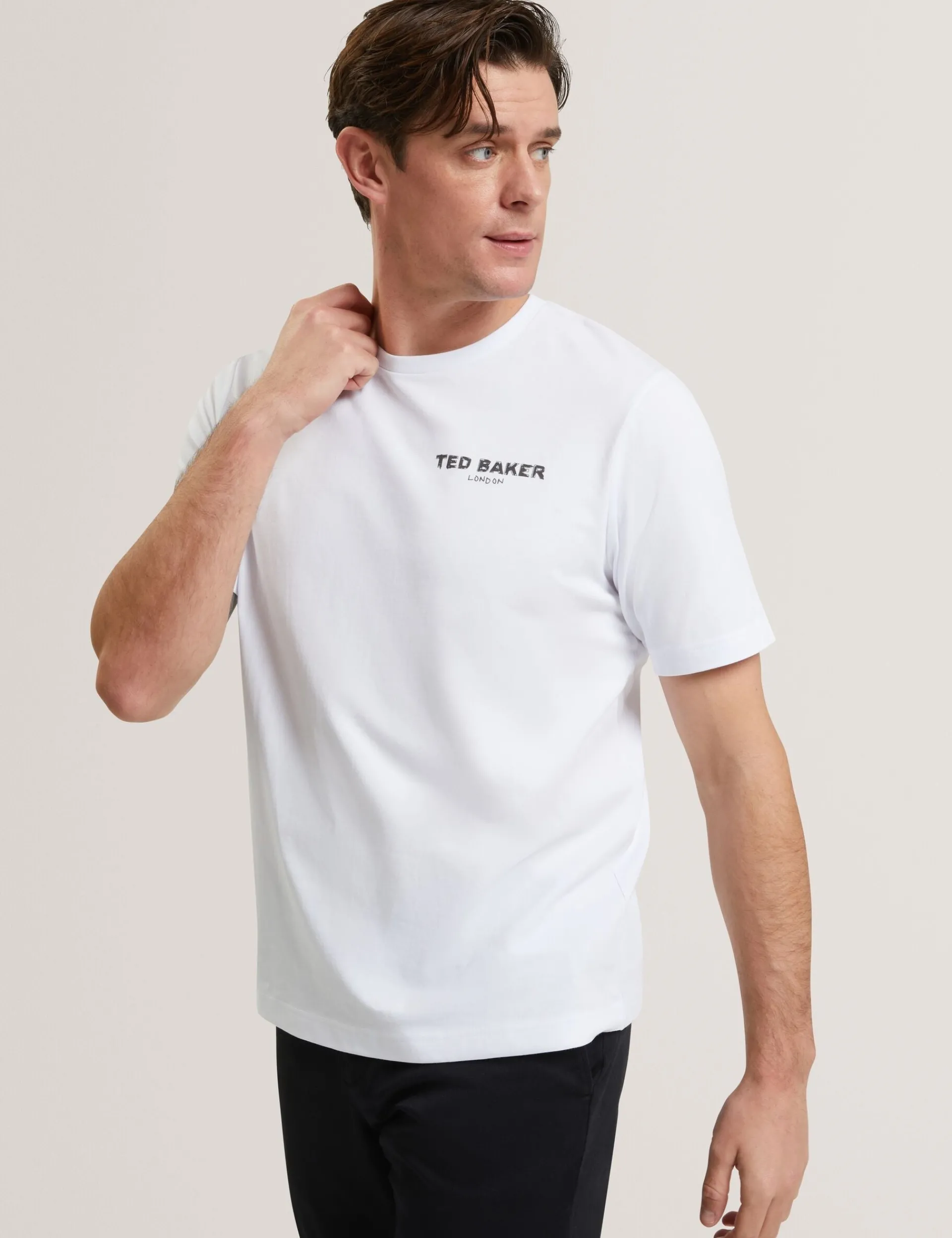 New Lobster Limited Oberteile & T-Shirts|Der Weihnachtsladen<Baumwoll-T-Shirt mit Flamingo-Rückengrafik