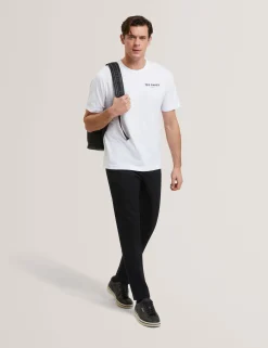 New Lobster Limited Oberteile & T-Shirts|Der Weihnachtsladen<Baumwoll-T-Shirt mit Flamingo-Rückengrafik