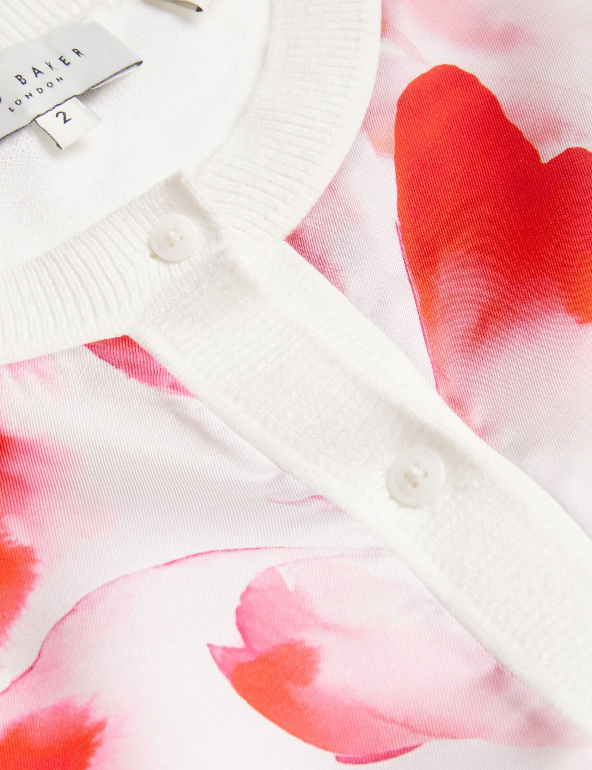 New Lobster Limited Oberteile & Blusen|Pullover & Strickjacken<Bedruckter Leinen-Mix Cardigan mit 3/4-Arm