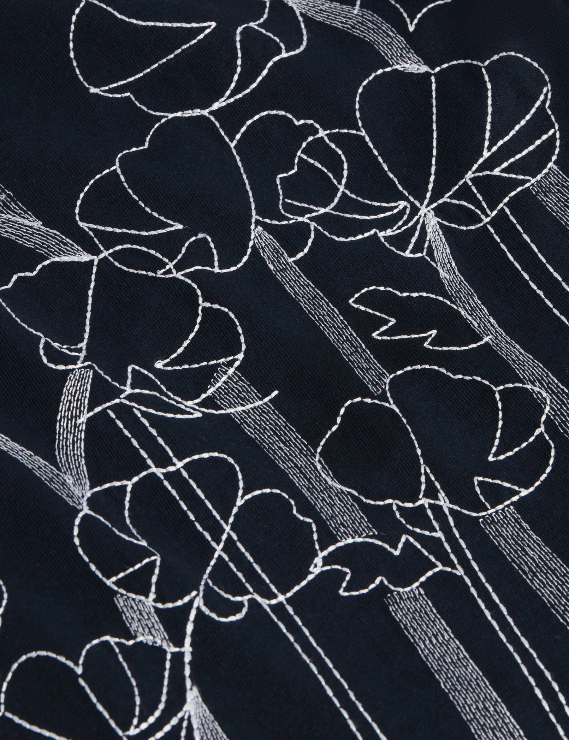 New Lobster Limited Der Weihnachtsladen|Breezy Blues Bearbeiten<Besticktes Hemd aus reiner Baumwolle mit Blumenmuster
