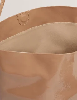 New Lobster Limited Arbeitskleidung<Beuteltasche aus geknittertem PU mit schmalem Tragegurt