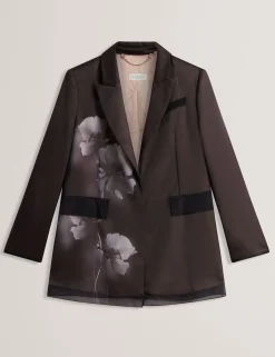 New Lobster Limited Anzüge & Zweiteiler|Mäntel Und Jacken<Blazer mit floralem Organza-Überzug