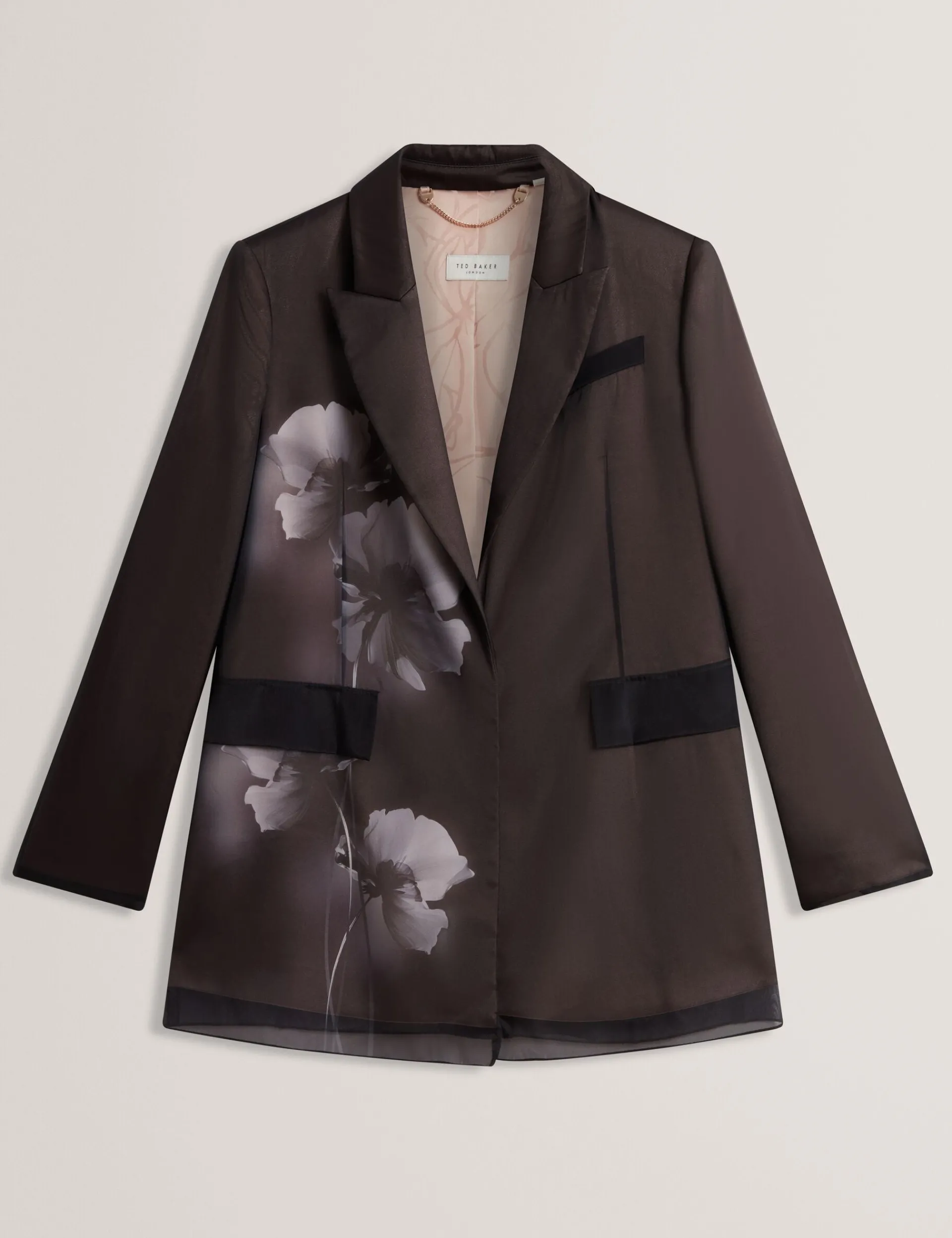 New Lobster Limited Anzüge & Zweiteiler|Mäntel Und Jacken<Blazer mit floralem Organza-Überzug