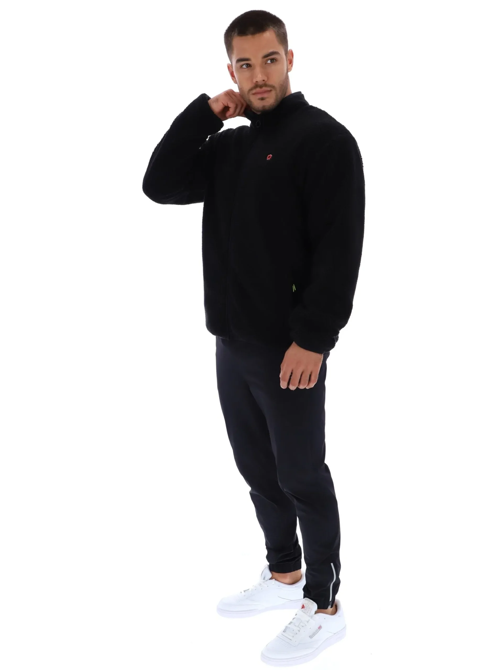 Licensee Batra Group Sportbekleidung<Borg Fleece-Trainingsjacke mit Reißverschluss