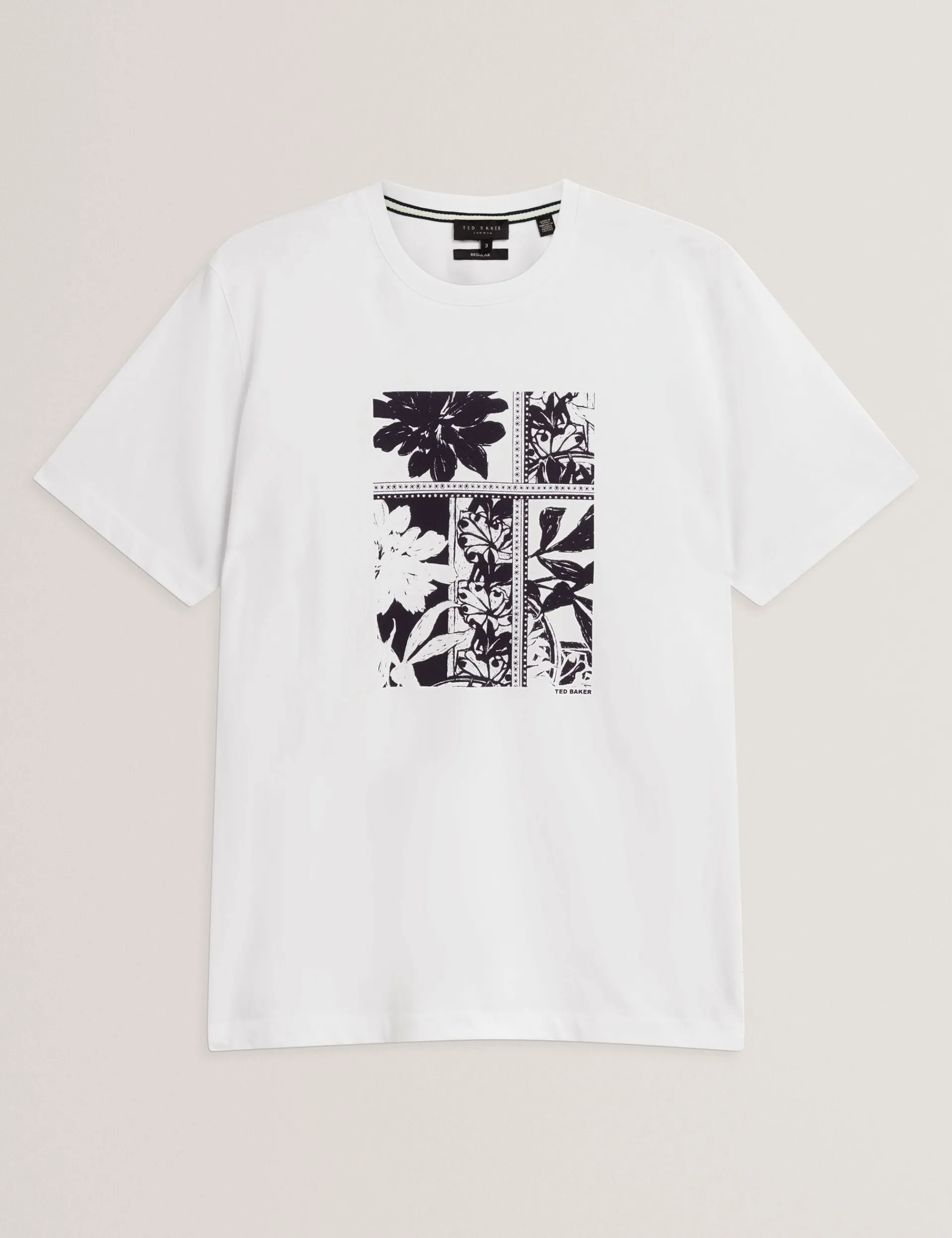 New Lobster Limited Oberteile & T-Shirts|Der Weihnachtsladen<Botanisches Grafik-T-Shirt mit Rundhalsausschnitt