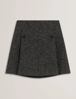 New Lobster Limited Röcke|Arbeitskleidung<Bouclé-Minirock in A-Linie, tailliert