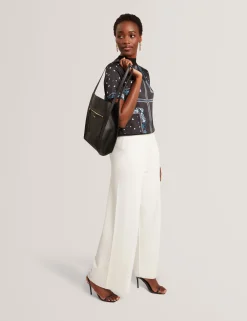New Lobster Limited Tragetaschen<Boxy Tote Bag aus weichem Leder mit Reißverschlusstasche