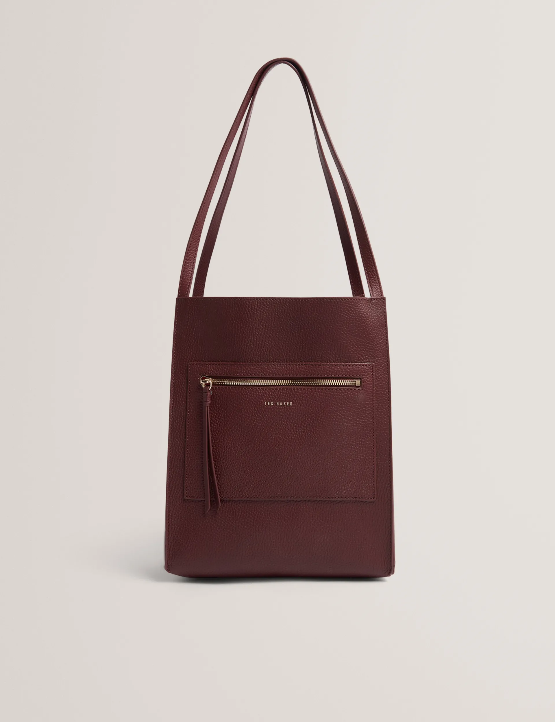 New Lobster Limited Tragetaschen<Boxy Tote Bag aus weichem Leder mit Reißverschlusstasche