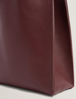 New Lobster Limited Tragetaschen<Boxy Tote Bag aus weichem Leder mit Reißverschlusstasche