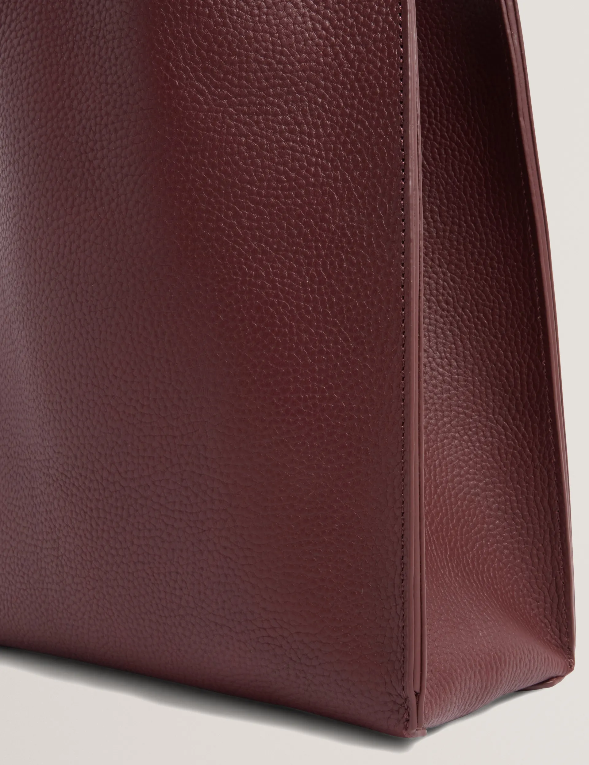 New Lobster Limited Tragetaschen<Boxy Tote Bag aus weichem Leder mit Reißverschlusstasche