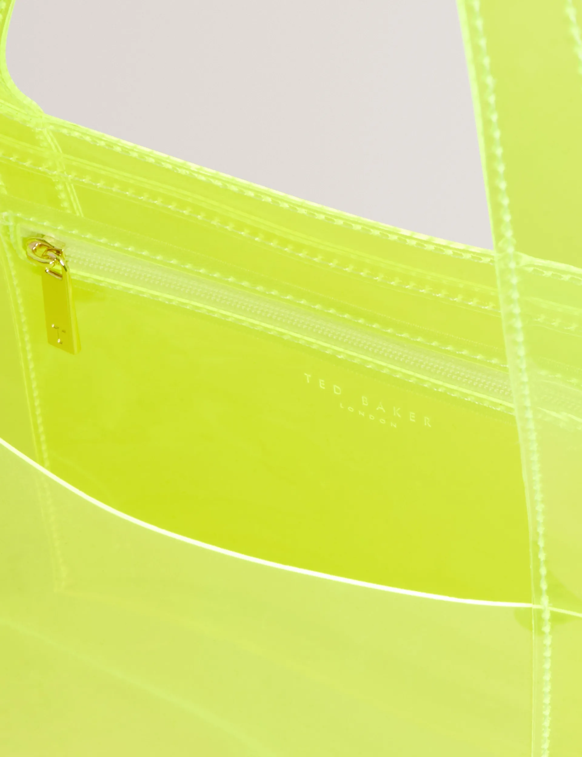 New Lobster Limited Tragetaschen|Icon & Signature Taschen<Breite Tragetasche mit Neon-Symbol aus durchsichtigem Vinyl