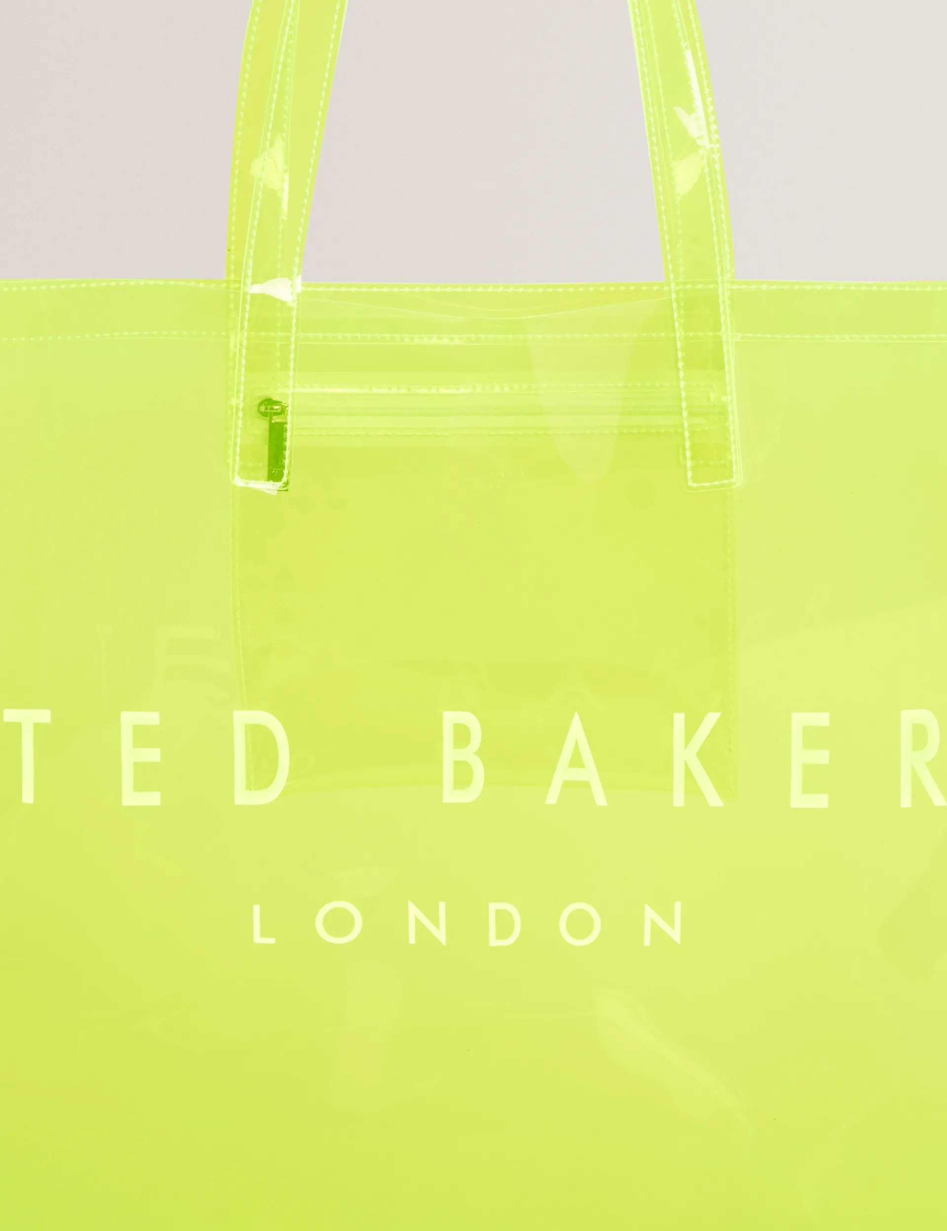 New Lobster Limited Tragetaschen|Icon & Signature Taschen<Breite Tragetasche mit Neon-Symbol aus durchsichtigem Vinyl