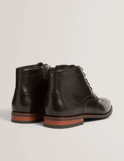 Herren New Lobster Limited Intelligente Schuhe|Luxusgeschenke Für Herren<Brogue-Chukka-Stiefeletten aus Leder