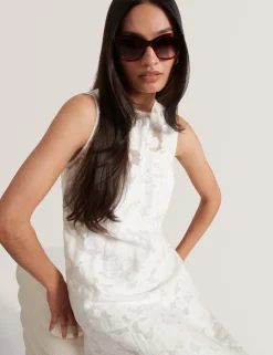 New Lobster Limited Festliche Kleidung|Die Hochzeitsredaktion<Burnout-Midi-Kleid mit Blumenmuster und tiefer Taille