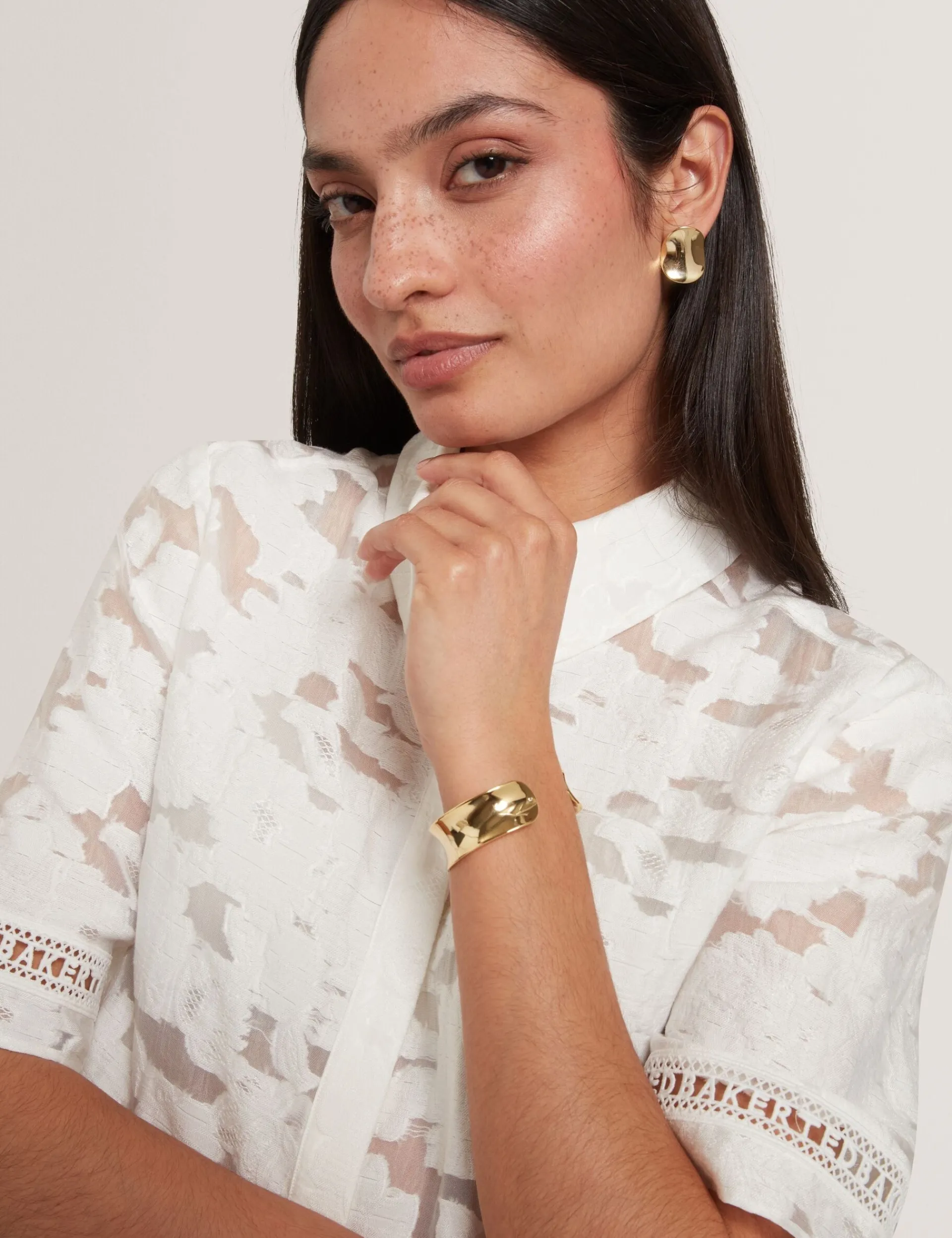 New Lobster Limited Anzüge & Zweiteiler|Die Hochzeitsredaktion<Burnout-Shirt mit Blumenmuster und verkürztem Schnitt