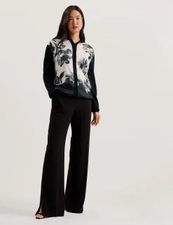 New Lobster Limited Oberteile & Blusen|Pullover & Strickjacken<Cardigan mit einfarbigem Print und gewebter Vorderseite