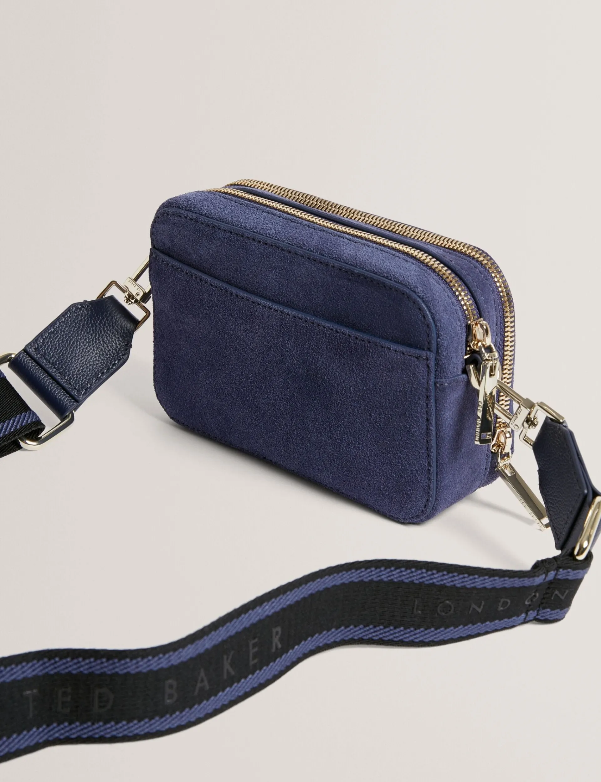New Lobster Limited Umhängetaschen|Icon & Signature Taschen<Crossbody-Kameratasche aus Wildleder mit Gurtband
