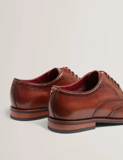 Herren New Lobster Limited Intelligente Schuhe|Luxusgeschenke Für Herren<Derby-Brogue-Schuhe aus poliertem Leder