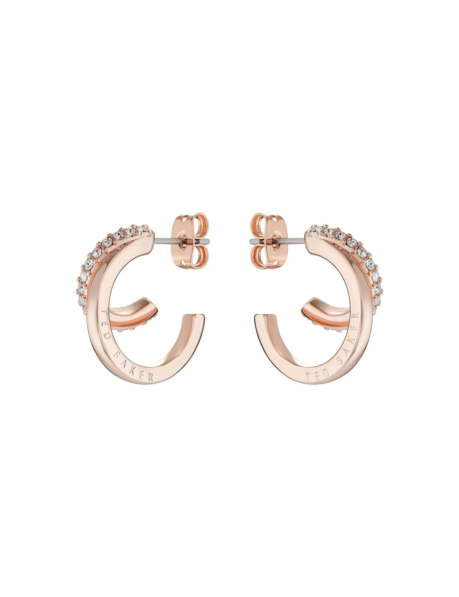 Damen Licensee Simon Harrison Damenschmuck|Golden Hour<Doppelcreolen aus Kristall