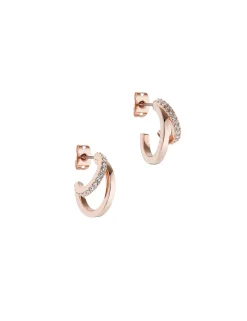 Damen Licensee Simon Harrison Damenschmuck|Golden Hour<Doppelcreolen aus Kristall