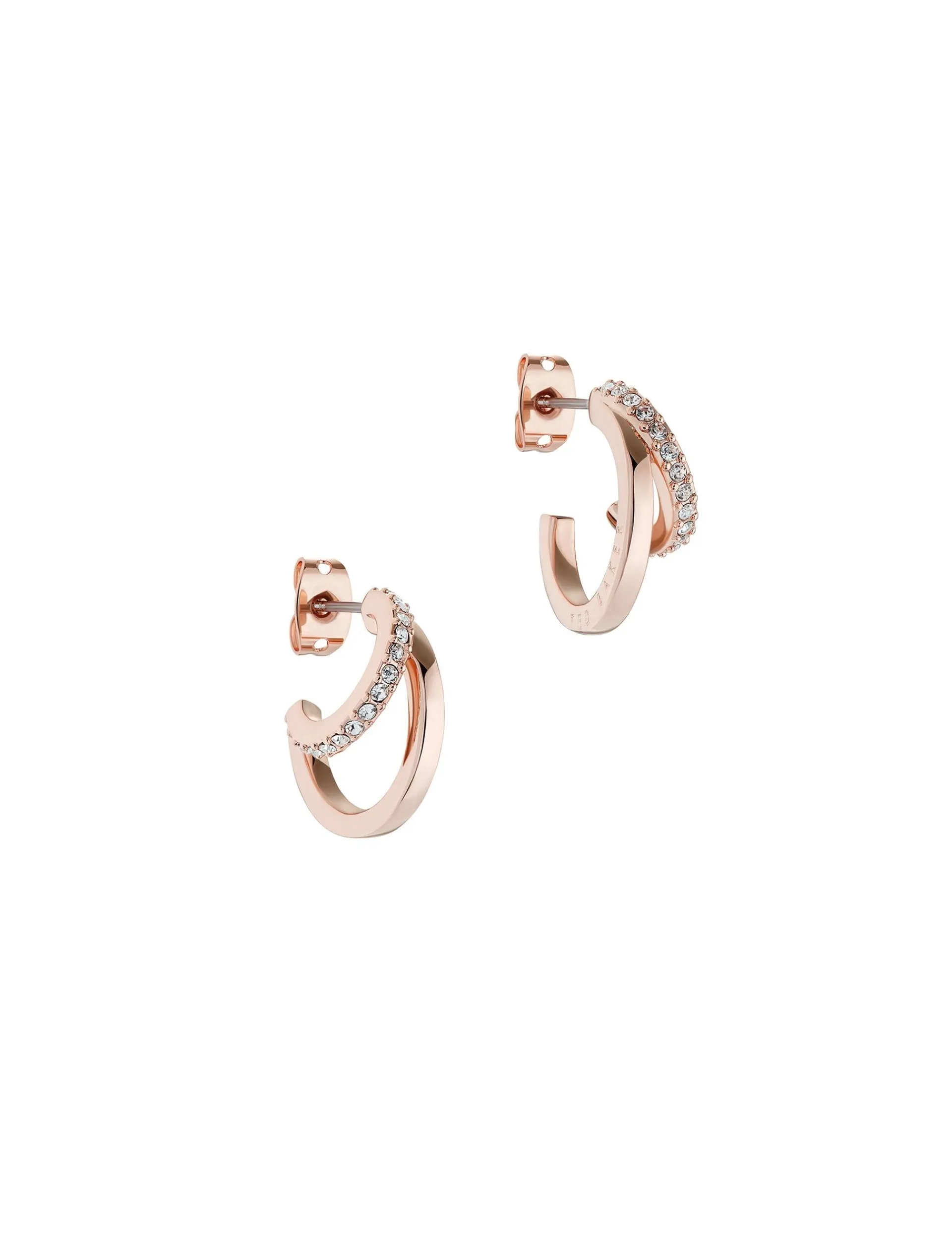 Damen Licensee Simon Harrison Damenschmuck|Golden Hour<Doppelcreolen aus Kristall