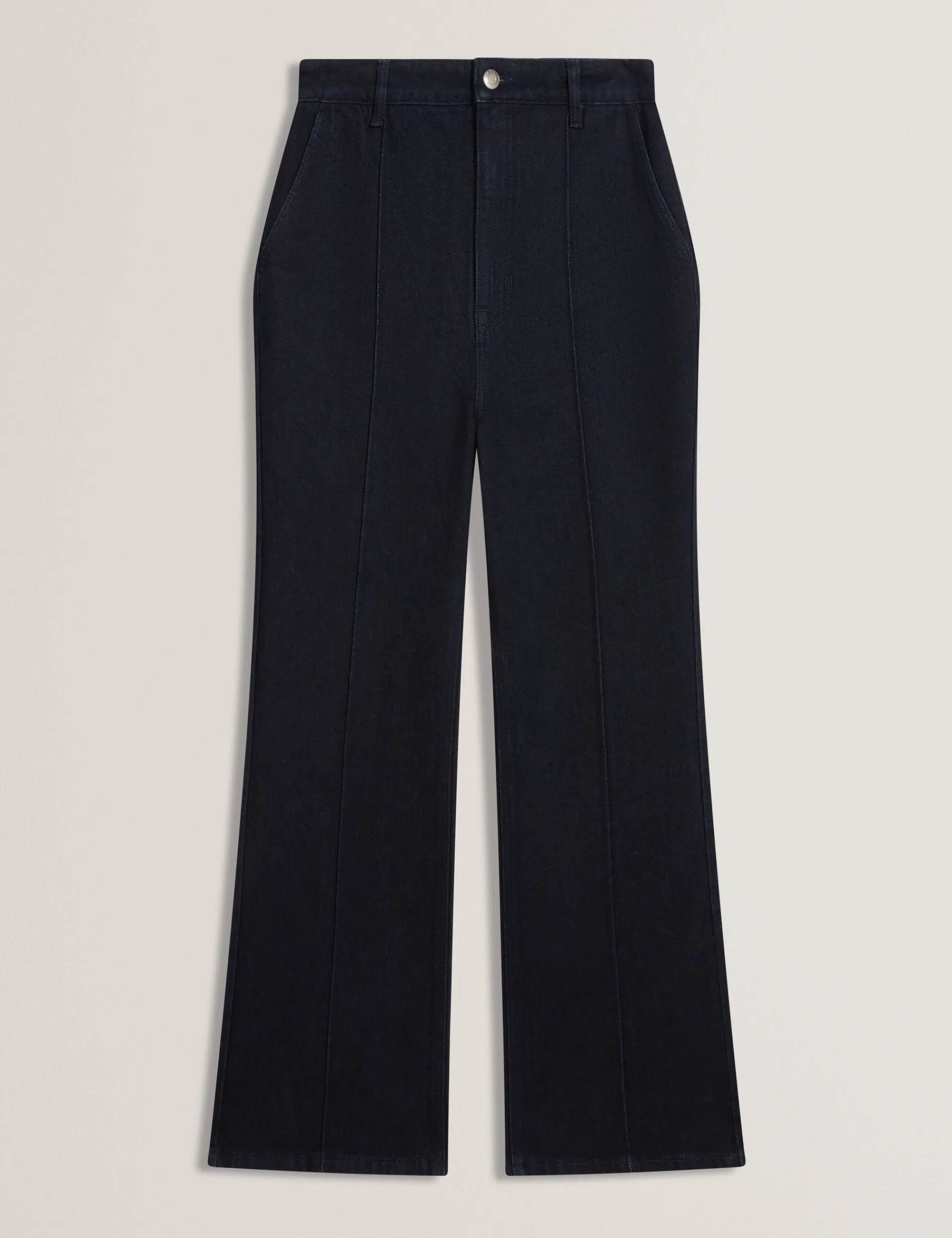 New Lobster Limited Hosen & Shorts<Dunkelblaue Jeans mit Abnähern und ausgestelltem Bein