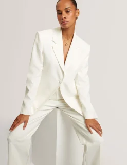 Damen New Lobster Limited Luxusgeschenke Für Damen|Die Hochzeitsredaktion<Einreihiger taillierter Blazer in Sanduhrform