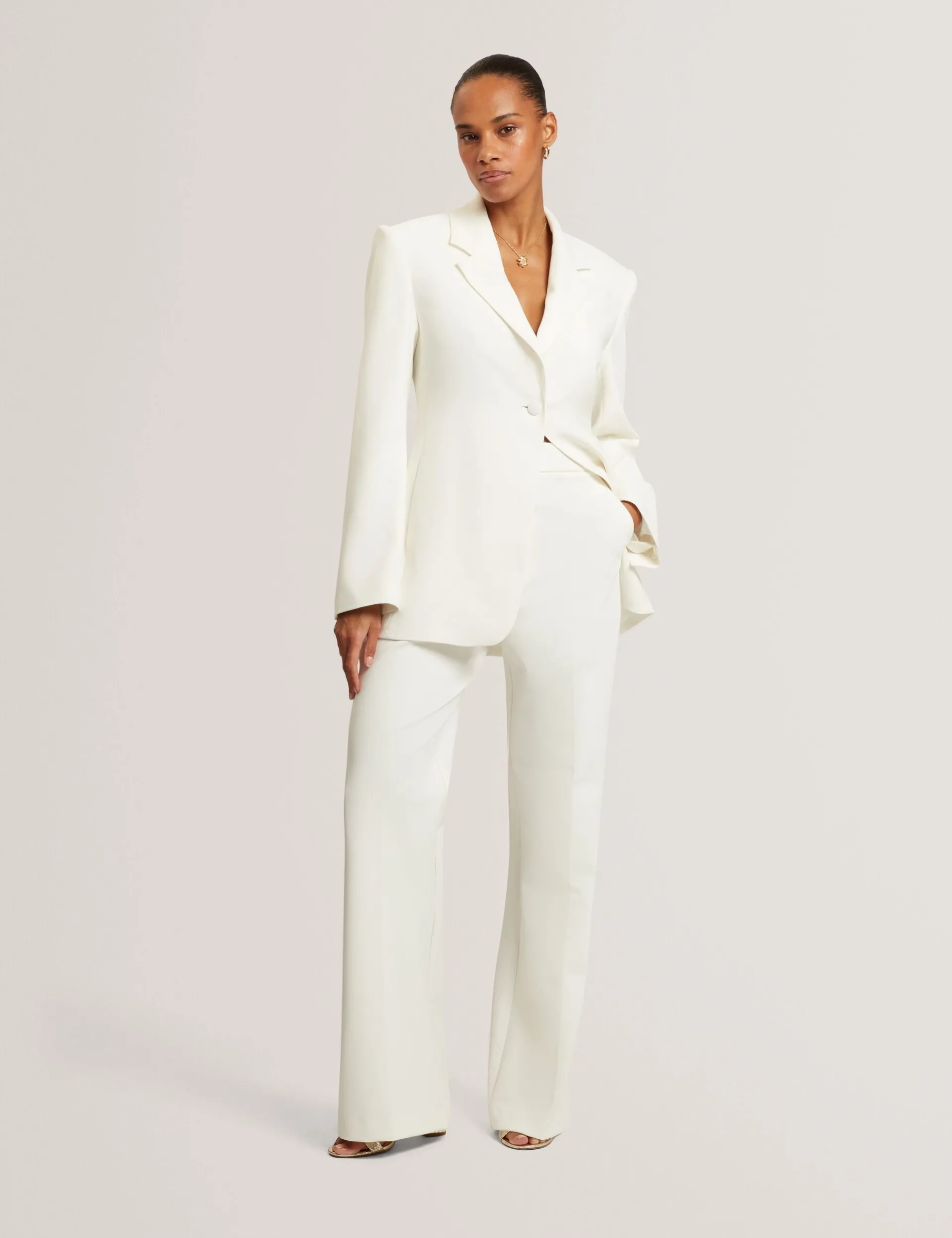 Damen New Lobster Limited Luxusgeschenke Für Damen|Die Hochzeitsredaktion<Einreihiger taillierter Blazer in Sanduhrform