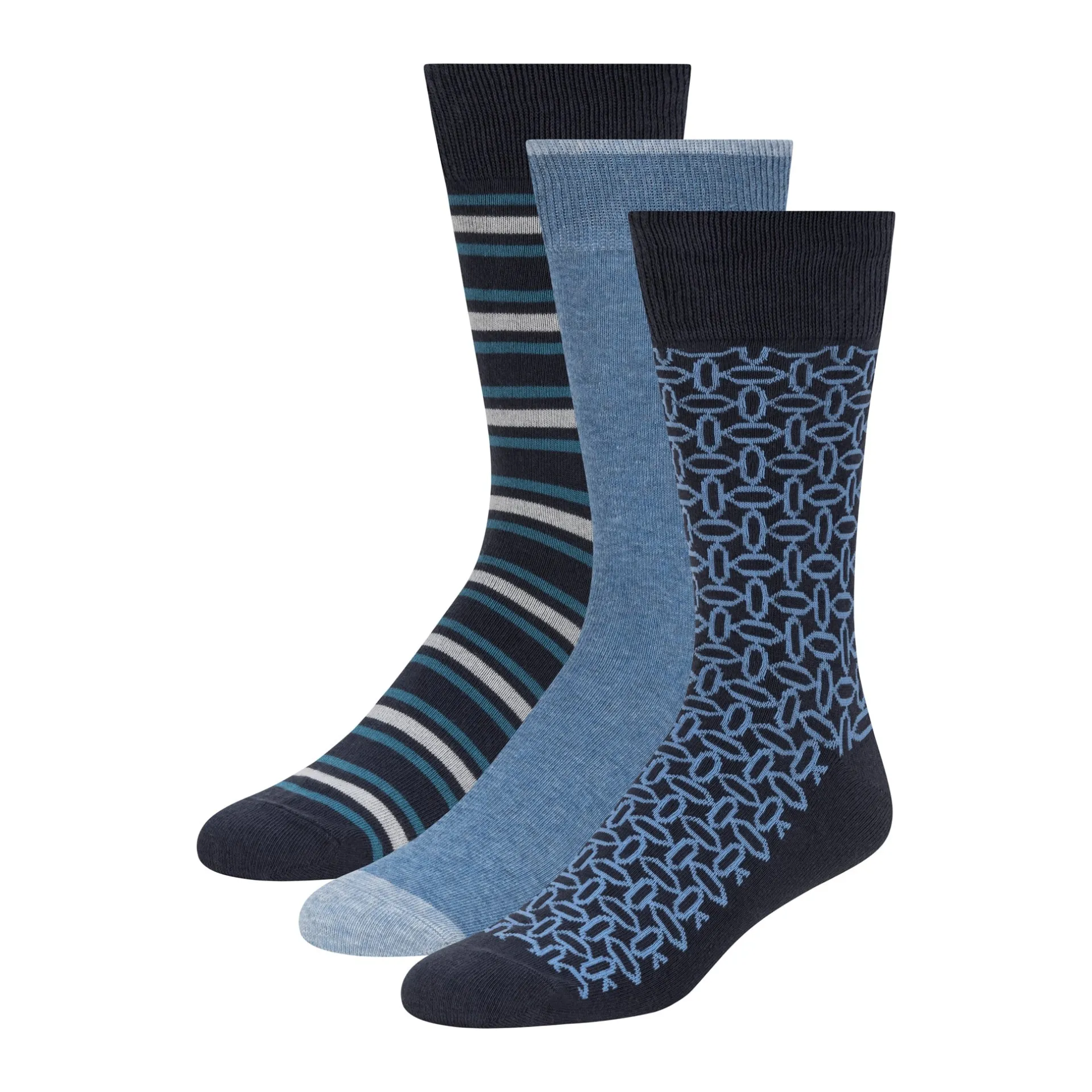 United Legwear & Apparel Co. Sämtliches Zubehör|Socken<3er-Pack bedruckte Crew Socken
