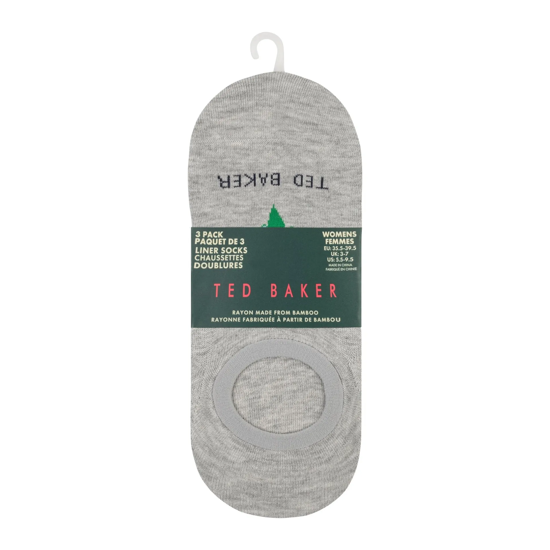 United Legwear & Apparel Co. Sämtliches Zubehör|Socken<3er-Pack kontrastfarbene Zehenkappen-Sneakersocken