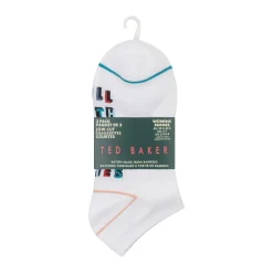 United Legwear & Apparel Co. Sämtliches Zubehör|Socken<3er-Pack kontrastfarbene Zehenkappen-Sneakersocken