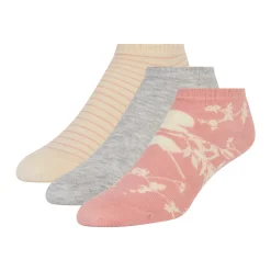 United Legwear & Apparel Co. Sämtliches Zubehör|Socken<3er-Pack kontrastfarbene Zehenkappen-Sneakersocken