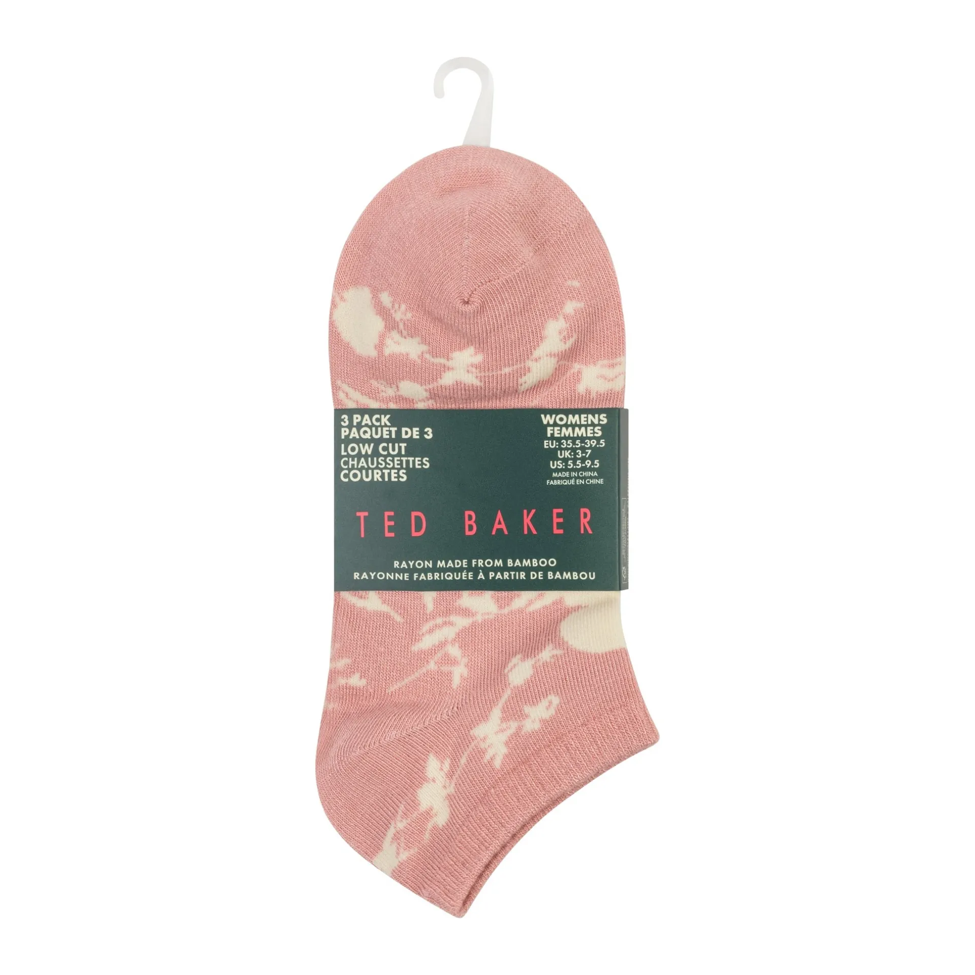 United Legwear & Apparel Co. Sämtliches Zubehör|Socken<3er-Pack kontrastfarbene Zehenkappen-Sneakersocken