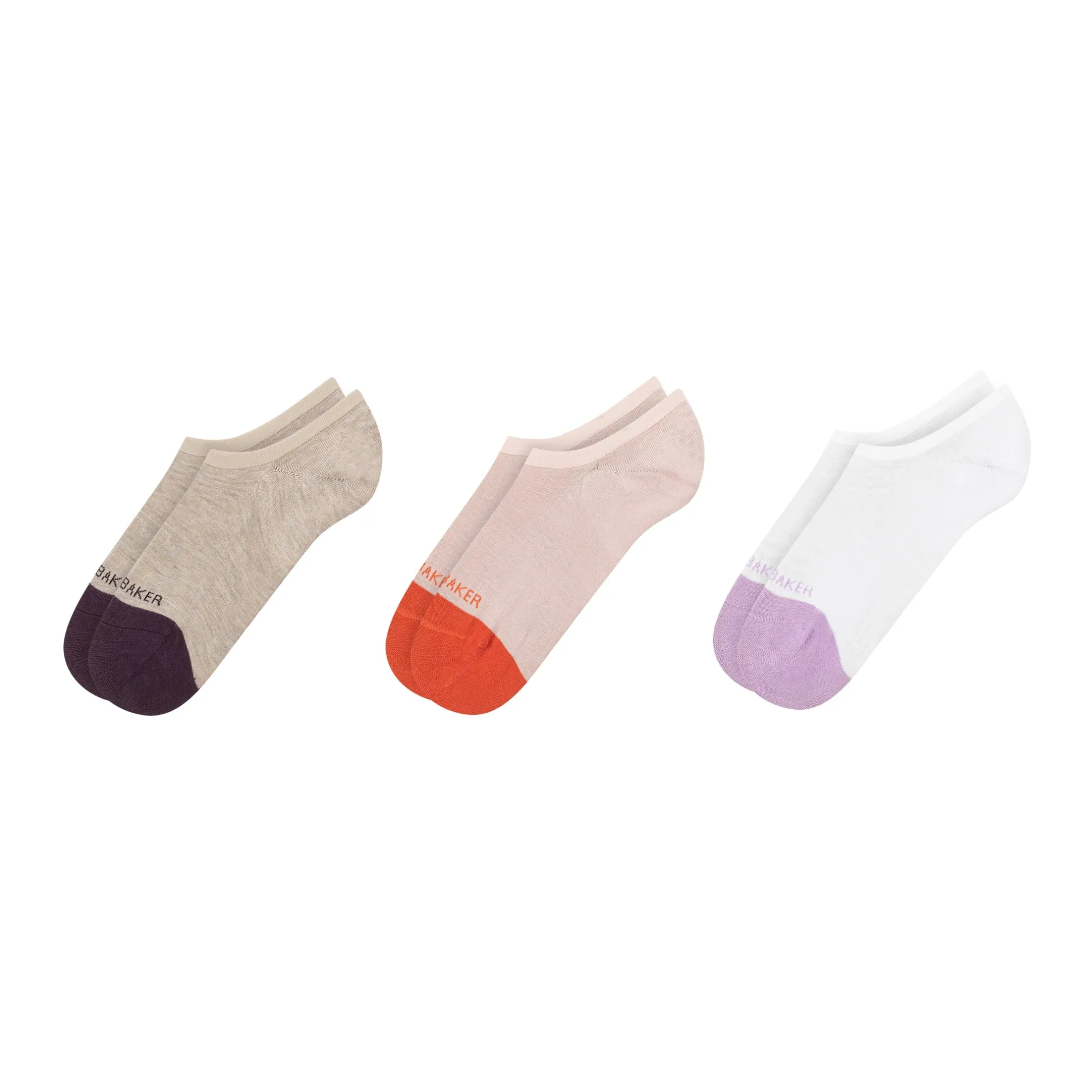 United Legwear & Apparel Co. Sämtliches Zubehör|Socken<3er-Pack Liner-Trainersocken