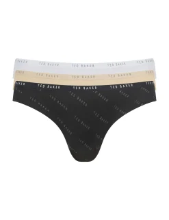 Licensee Pie 2 Brands Nachtwäsche & Dessous|Nachtwäsche & Dessous<3er-Pack Marken-Bikini-Slips ohne Sichtkontakt