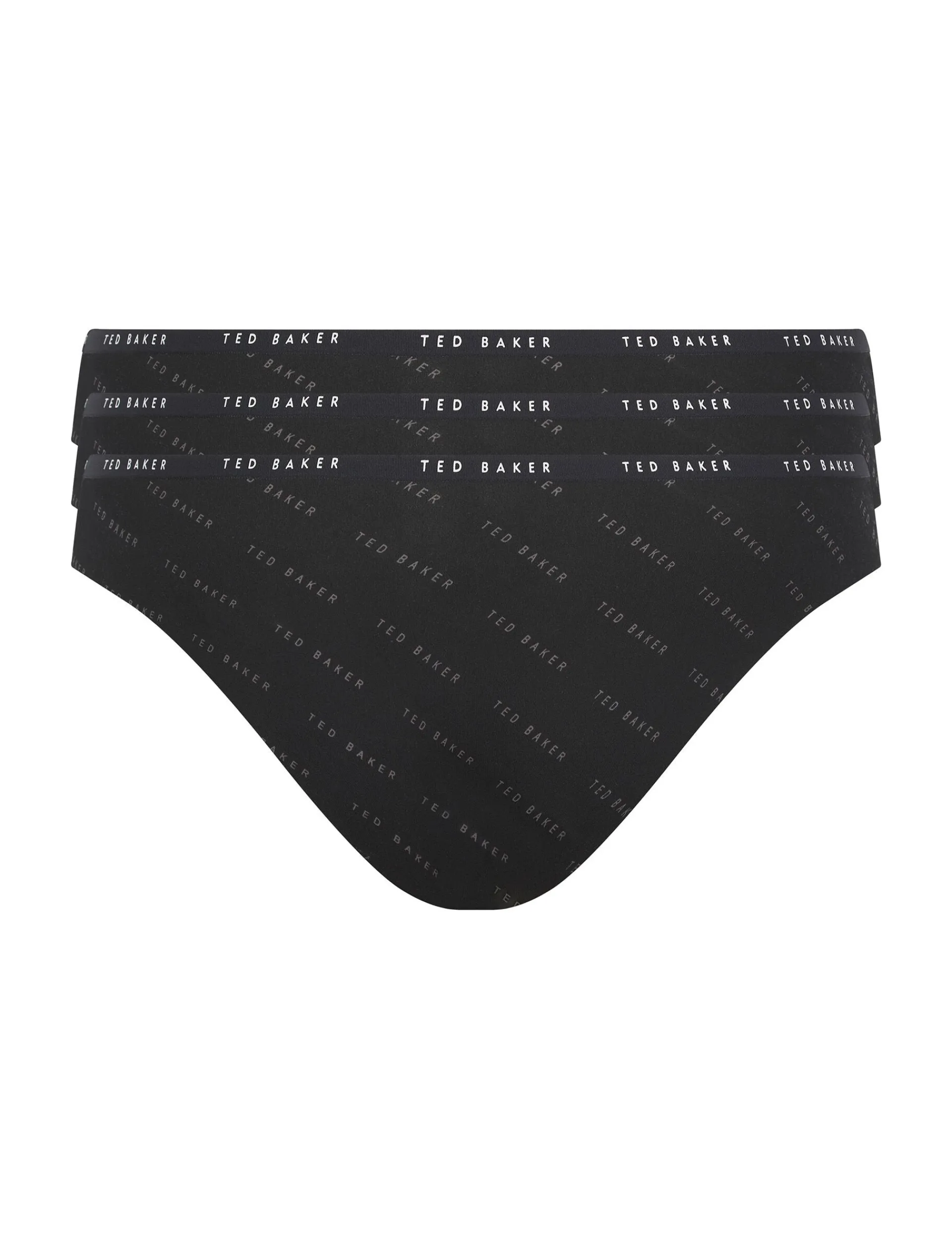 Licensee Pie 2 Brands Nachtwäsche & Dessous|Nachtwäsche & Dessous<3er-Pack Marken-Bikini-Slips ohne Sichtkontakt