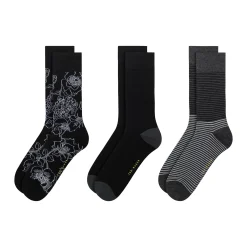 United Legwear & Apparel Co. Sämtliches Zubehör|Socken<3er-Pack Socken mit Blumenmuster